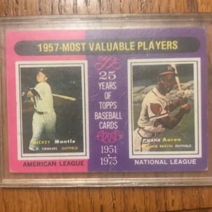 MVP 1951-1975 Mickey mantle and hank Aaron
